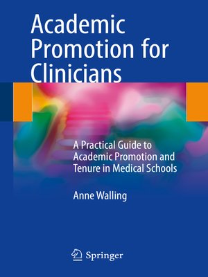 cover image of Academic Promotion for Clinicians